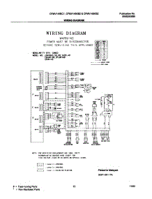 15 - Wiring Diagram parts for Frigidaire Microwave FMV145BC1 from AppliancePartsPros.com