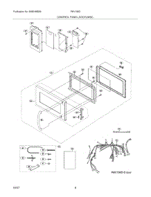 05 - Control Panel / Door / Misc parts for Frigidaire Microwave FMV156DQD from AppliancePartsPros.com