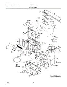 03 - Oven,Cabinet parts for Frigidaire Microwave FMV156DQC from AppliancePartsPros.com