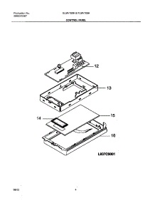 05 - Control Panel parts for Frigidaire Microwave GLMV168KS3 from AppliancePartsPros.com