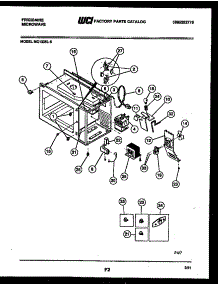 03 - Functional Parts parts for Frigidaire Microwave MC1335L5 from AppliancePartsPros.com