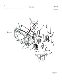 04 - Functional parts for Frigidaire Microwave MC850P1 from AppliancePartsPros.com