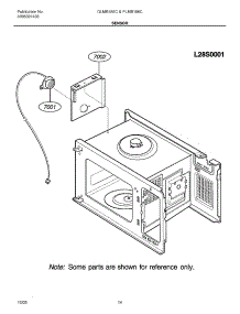 15 - Sensor parts for Frigidaire Microwave PLMB186CC1 from AppliancePartsPros.com