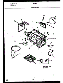 05 - Wrapper And Body Parts parts for Frigidaire Microwave MC850A2 from AppliancePartsPros.com