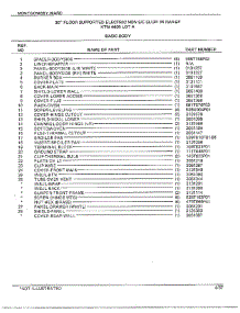 30" Floor / Basic Body Page 2 parts for Frigidaire Range 4408C from AppliancePartsPros.com