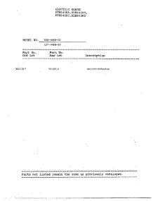 Electric Range / Information parts for Frigidaire Range 4408C from AppliancePartsPros.com