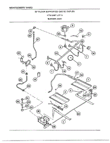 Burner Assembly parts for Frigidaire Range 2467A from AppliancePartsPros.com