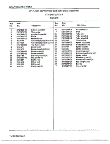 30" Burner Page 2 parts for Frigidaire Range 2450A from AppliancePartsPros.com