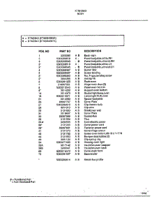 Body Page 2 parts for Frigidaire Range 2343-87A from AppliancePartsPros.com