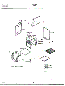 Body parts for Frigidaire Range 2803 from AppliancePartsPros.com