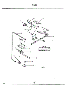 Burner parts for Frigidaire Range 2833 from AppliancePartsPros.com