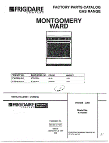 Front Page parts for Frigidaire Range 2834-80A from AppliancePartsPros.com