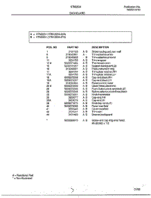 Backguard Page 2 parts for Frigidaire Range 2834-80A from AppliancePartsPros.com