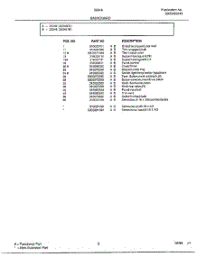 Backguard Page 2 parts for Frigidaire Range 283467B from AppliancePartsPros.com