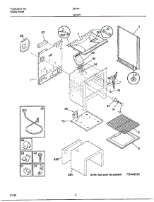 Body parts for Frigidaire Range 283447B from AppliancePartsPros.com