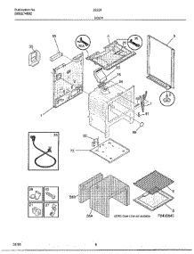 Body parts for Frigidaire Range 282240B from AppliancePartsPros.com