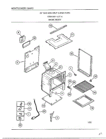 Basic Body parts for Frigidaire Range 2851A from AppliancePartsPros.com