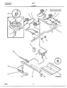 Burner parts for Frigidaire Range 283447C from AppliancePartsPros.com