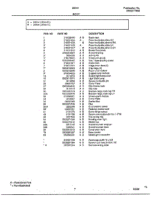 Body Page 2 parts for Frigidaire Range 283447C from AppliancePartsPros.com