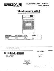 Gas Range Front Cover parts for Frigidaire Range 284267A from AppliancePartsPros.com