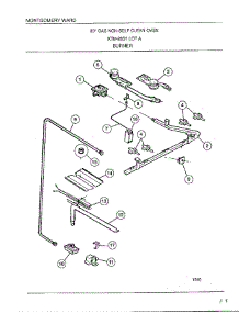 Burner parts for Frigidaire Range 2851A from AppliancePartsPros.com