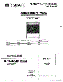 Gas Range parts for Frigidaire Range 285847B from AppliancePartsPros.com