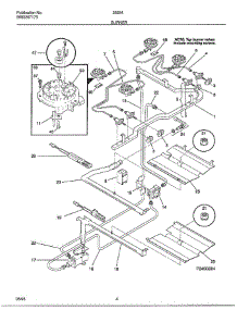 Burner parts for Frigidaire Range 285847B from AppliancePartsPros.com