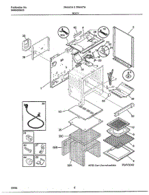 Body parts for Frigidaire Range 284447A from AppliancePartsPros.com