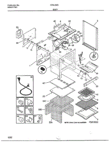 Body parts for Frigidaire Range 2883-81B from AppliancePartsPros.com