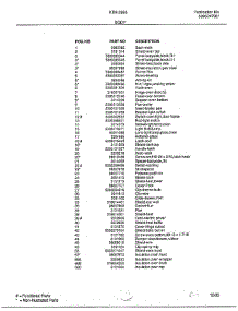 Body Page 2 parts for Frigidaire Range 2883-81B from AppliancePartsPros.com