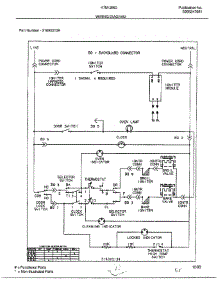 Wiring Diagraph parts for Frigidaire Range 2883-81B from AppliancePartsPros.com