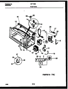 04 - Functional Parts parts for Frigidaire Microwave MCT1080A2 from AppliancePartsPros.com