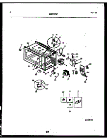 04 - Functional Parts parts for Frigidaire Microwave MCT1370P2 from AppliancePartsPros.com