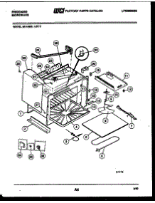 05 - Body Parts parts for Frigidaire Microwave MC1385L2 from AppliancePartsPros.com