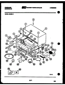 04 - Body Parts parts for Frigidaire Microwave MC850L1 from AppliancePartsPros.com