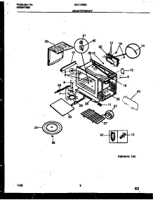 05 - Wrapper And Body Parts parts for Frigidaire Microwave MCT1395A2 from AppliancePartsPros.com