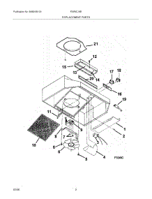 03 - Replacement Parts parts for Frigidaire Hood F36WC19EB from AppliancePartsPros.com