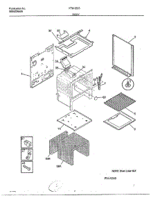 Body parts for Frigidaire Range 2803-80B from AppliancePartsPros.com