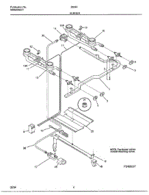Burner parts for Frigidaire Range 28044 from AppliancePartsPros.com