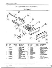 Broiler Pan parts for Frigidaire Range 2812A from AppliancePartsPros.com