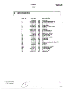Body Page 2 parts for Frigidaire Range 2803-80B from AppliancePartsPros.com