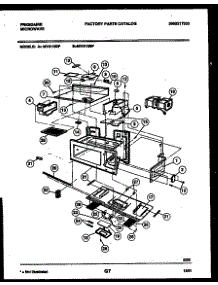04 - Motor And Lamp Assembly parts for Frigidaire Microwave MVH1199P from AppliancePartsPros.com