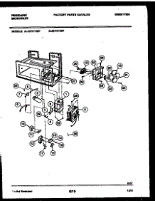 06 - Power Control parts for Frigidaire Microwave MVH1199P from AppliancePartsPros.com