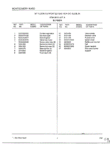 Burner Page 2 parts for Frigidaire Range 2812A from AppliancePartsPros.com