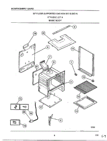 Basic Body parts for Frigidaire Range 2812A from AppliancePartsPros.com