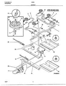 Burner parts for Frigidaire Range 285860C from AppliancePartsPros.com