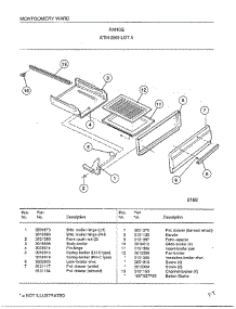 Range Page 4 parts for Frigidaire Range 2869A from AppliancePartsPros.com