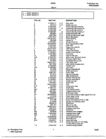 Body Page 2 parts for Frigidaire Range 285860C from AppliancePartsPros.com