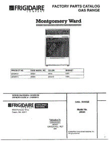 Gas Range Front Cover parts for Frigidaire Range 285847D from AppliancePartsPros.com