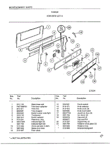 Range Page 9 parts for Frigidaire Range 2869A from AppliancePartsPros.com